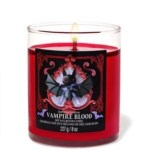 •Vampire Blood• Single Wick Candle